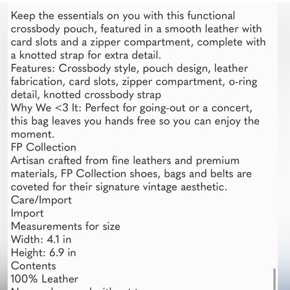 New Free People Sun's Out Crossbody bag - Picture 10 of 10